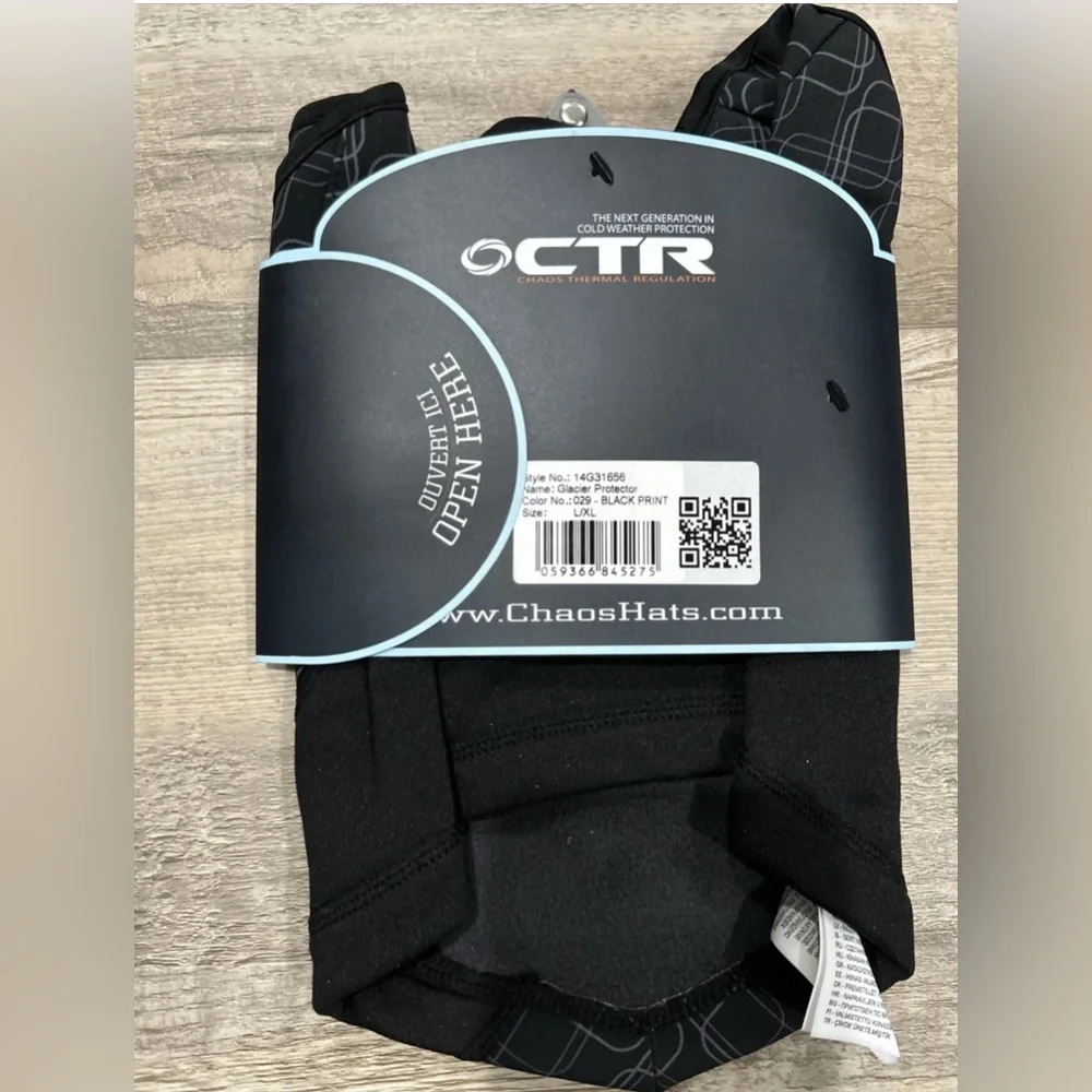 Chaos CTR Glacier Protector Black Face Mask